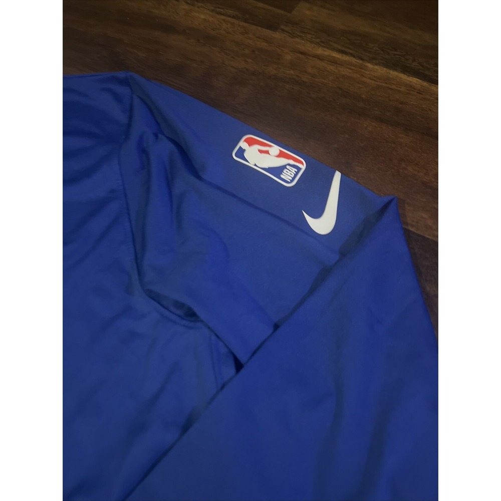 New Nike Mens Philadelphia 76ers NBA Shooting Warmup Shirt Size Large - Picture 4 of 7